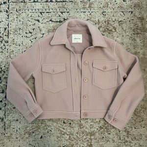 Pink Aritzia Autumn Shirt Jacket Size Small